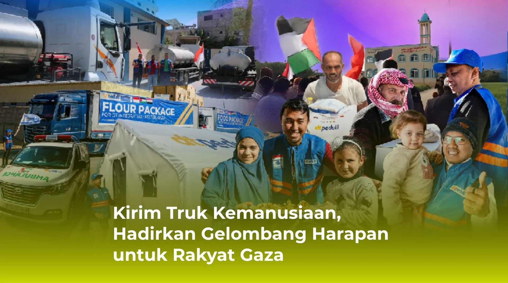 Kirim Bantuan Kemanusiaan untuk Rakyat Gaza